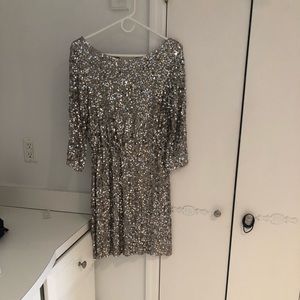 Alice and Olivia Sequins midi dress